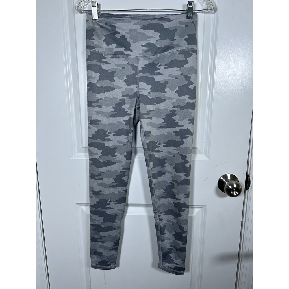 Kyodan Women Leggings Gray Camouflage High Rise Activewear Size XS